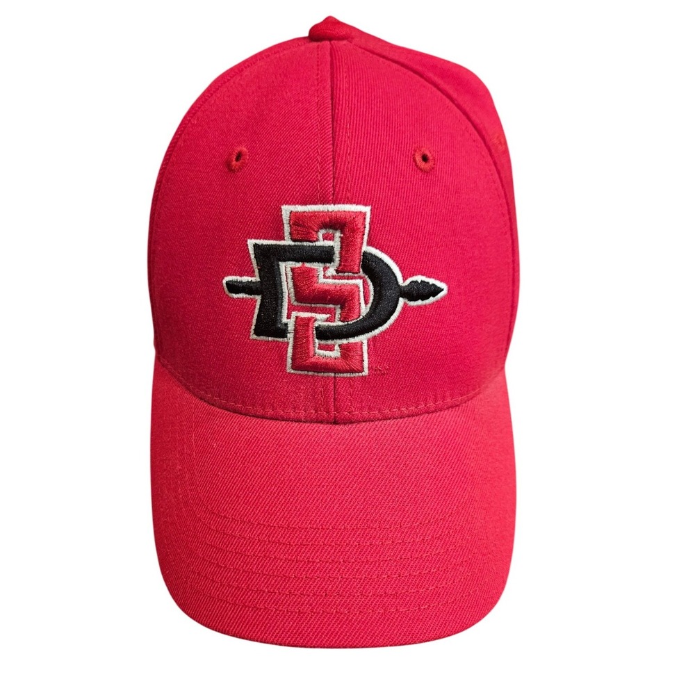 San Diego State Aztecs Red Hat SDSU Top of the World Memory Fit Mens Cap NCAA